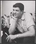 Peter Palmer in rehearsal for the stage production Lil' Abner