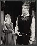 Suzanne Grossman and Christopher Walken in the stage production THe Lion in Winter