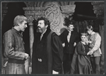 James Rado, Robert Preston, Dennis Cooney, Rosemary Harris and Bruce Scott in the stage production The Lion in Winter