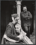 Rosemary Harris, Suzanne Grossman and Robert Preston in the stage production The Lion in Winter