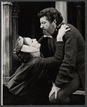 Rosemary Harris and Robert Preston in the stage production The Lion in Winter