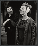 Robert Preston and Rosemary Harris in the stage production The Lion in Winter