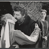 Suzanne Grossman, Robert Preston and Rosemary Harris in the stage production The Lion in Winter