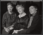 Una Merkel, Billie Burke and Eva Le Gallienne in the stage production Listen to the Mocking Bird