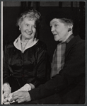Billie Burke and Eva Le Gallienne in the stage production Listen to the Mocking Bird