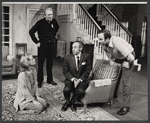 Diane Kagan, Joseph Warren, Pierre Epstein and Edward Grover in the stage production Little Black Sheep