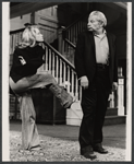 Diane Kagan and Stefan Schnabel in the stage production Little Black Sheep