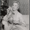 Eva Gabor in rehearsal for the stage production Little Glass Clock