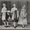 Angela Thornton and unidentified others in the stage production Little Glass Clock