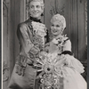 Eva Gabor and unidentified in the stage production Little Glass Clock