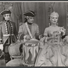 Robert Carroll, Fred Baker and Eva Gabor in the stage production Little Glass Clock