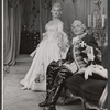 Eva Gabor and Reginald Gardiner in the stage production Little Glass Clock
