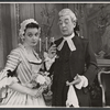 Angela Thornton and Reginald Gardiner in the stage production Little Glass Clock