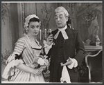 Angela Thornton and Reginald Gardiner in the stage production Little Glass Clock