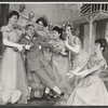 Mario Siletti and unidentified others in the stage production Little Mary Sunshine