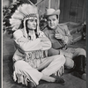 Richard Marshall and Dom DeLuise in the stage production Little Mary Sunshine