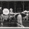 Sid Caesar [center] in the 1962 stage production Little Me