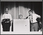 Unidentified actor, Nancy Andrews and Peter Turgeon in the 1962 stage production Little Me