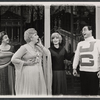 Adnia Rice, Nancy Andrews, Virginia Martin and Sid Caesar in the 1962 stage production Little Me