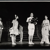 Sid Caesar [center] in the touring cast of the stage production Little Me