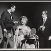 Nancy Andrews [center] and unidentified others in the 1962 stage production Little Me