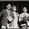 Virginia Martin [center] and unidentified others in the touring cast of the stage production Little Me