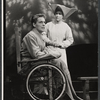 John Justin and Julie Harris in the stage production Little Moon of Alban