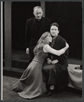 Julie Harris and unidentified in the stage production Little Moon of Alban