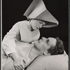 Julie Harris and John Justin in the stage production Little Moon of Alban