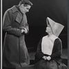 John Justin and Julie Harris in the stage production Little Moon of Alban