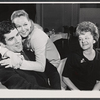 Elliott Gould, Barbara Cook and Ruth White in rehearsal for the 1967 Broadway production of Little Murders