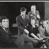 Elliott Gould, David Steinberg, Phil Leeds, Ruth White and Heywood Hale Broun in the 1967 Broadway production of Little Murders