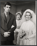 Elliott Gould, Ruth White and Barbara Cook in the 1967 Broadway production of Little Murders
