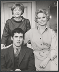 Ruth White, Elliott Gould and Barbara Cook in the 1967 Broadway production of Little Murders