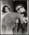 Linda Lavin, Fred Willard and Vincent Gardenia in the 1969 Off-Broadway production of Little Murders