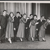 Tommy Morton, Beverly Bozeman, Larry Storch, Tammy Grimes, George Marcy, Charlotte Rae, Joel Grey and Dorothy Jarnac in the stage production The Littlest Revue