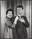Charlotte Rae and Larry Storch in the stage production The Littlest Revue