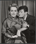 Tammy Grimes and Larry Storch in the stage production The Littlest Revue