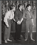 Timmy Everett, Richard Ide and unidentified [center] in the stage production Livin' the Life