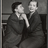 Roddy McDowall and Polly Rowles in rehearsal for the stage production Look After Lulu