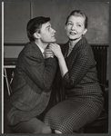 Roddy McDowall and Polly Rowles in rehearsal for the stage production Look After Lulu