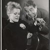 Tammy Grimes and Kurt Kasznar in rehearsal for the stage production Look After Lulu