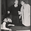 Cyril Ritchard, Noel Coward, Roddy McDowall and Tammy Grimes in publicity photo for the stage production Look After Lulu