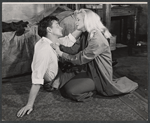 Kenneth Haigh and Mary Ure in the stage production Look Back in Anger