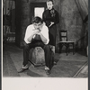 Kenneth Haigh and unidentified in the stage production Look Back in Anger