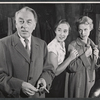 Jack Livesey, Mary Ure and unidentified in the stage production Look Back in Anger