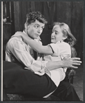 Kenneth Haigh and unidentified in the stage production Look Back in Anger