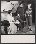 Alan Bates, Kenneth Haigh and Mary Ure in the stage production Look Back in Anger
