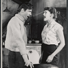 Alan Bates and Vivienne Drummond in the stage production Look Back in Anger