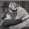 Anthony Perkins and Frances Hyland in rehearsal for the stage production Look Homeward, Angel